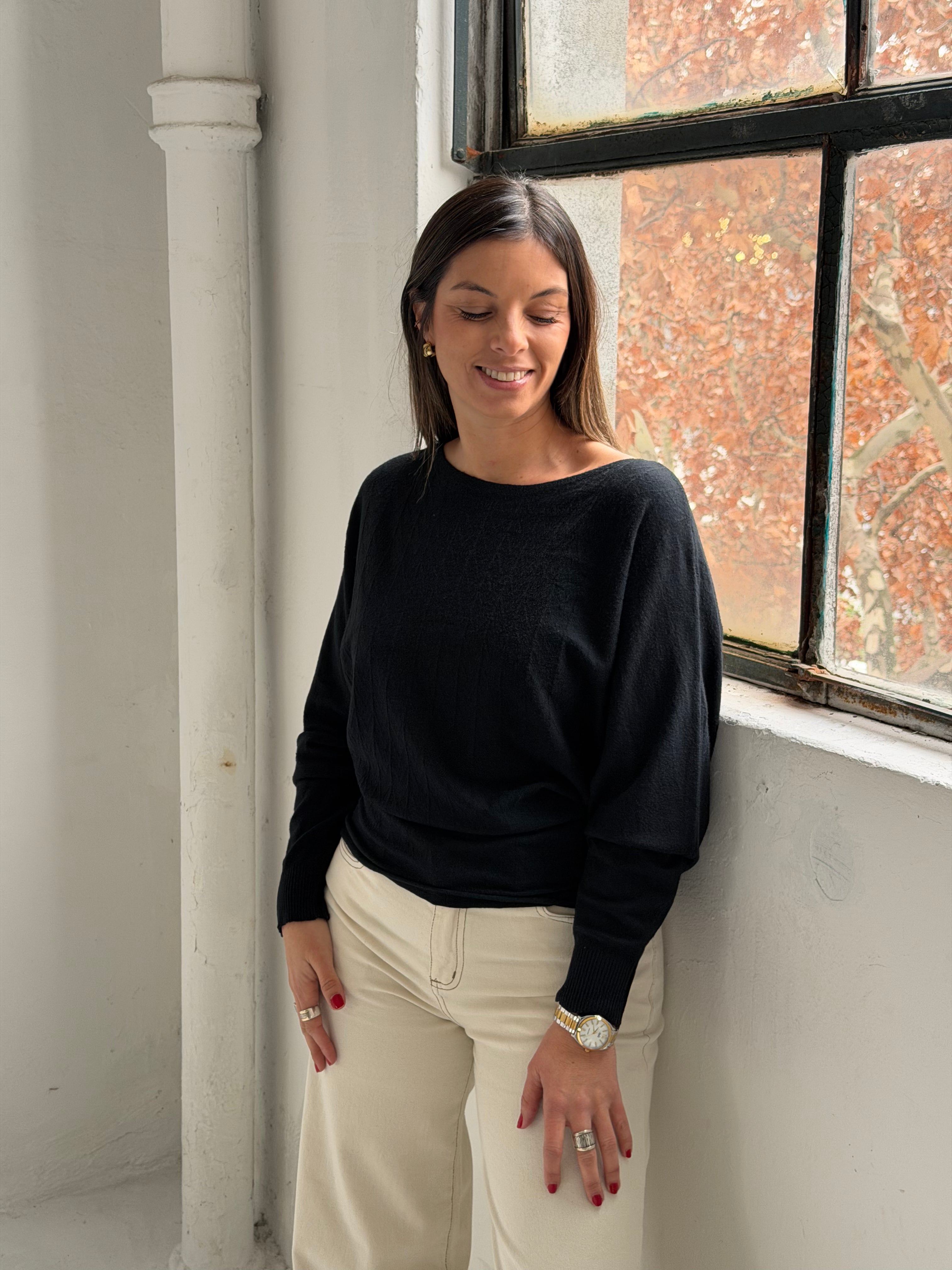 Sweater Ala Negro