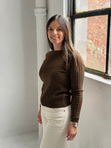 Sweater Rulos Chocolate