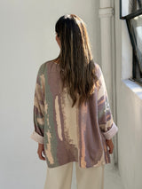 Sweater Nova Tostado con verde