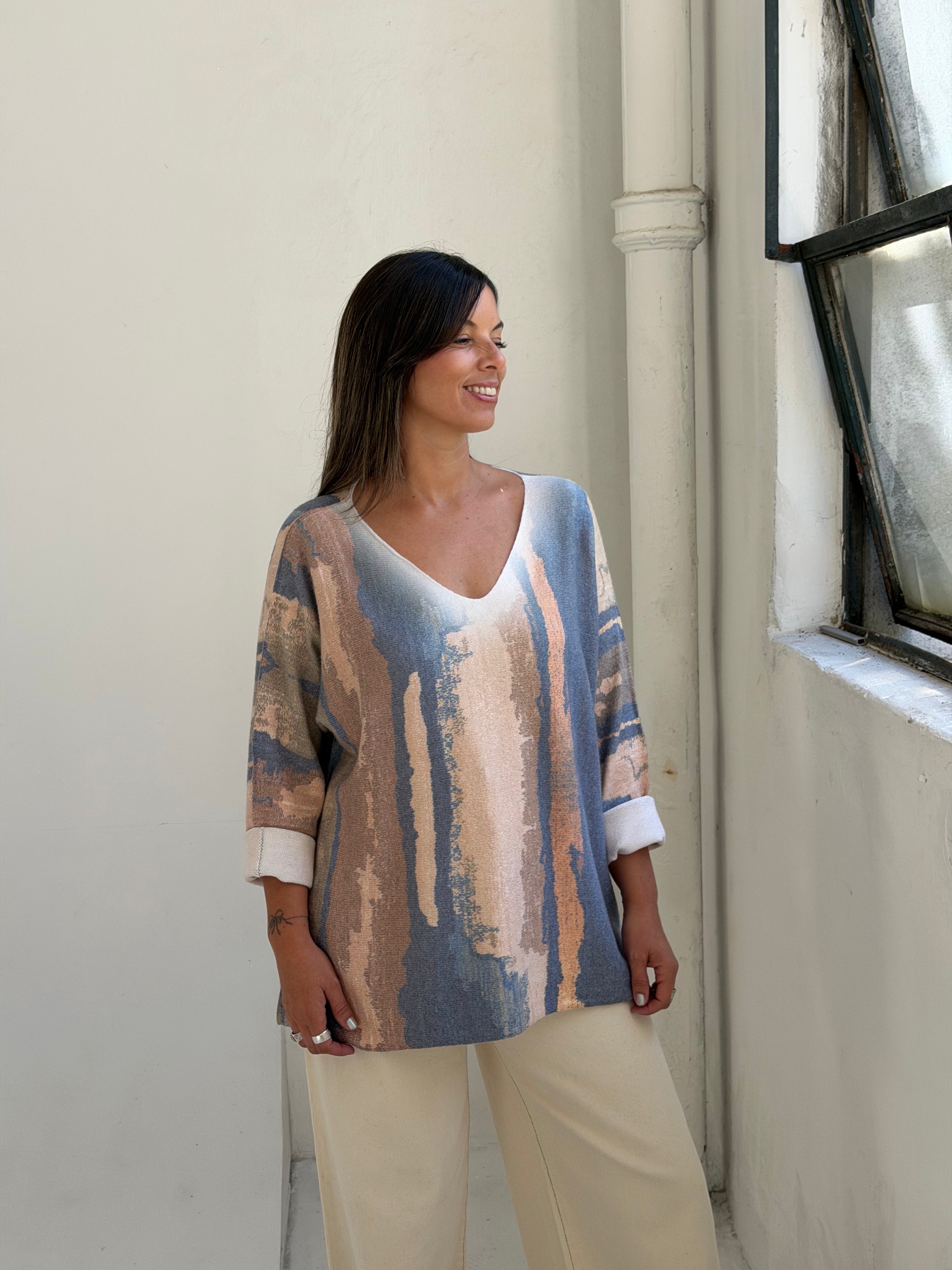 Sweater Nova Azul