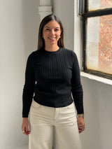 Sweater Rulos Negro