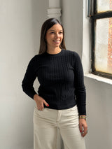 Sweater Rulos Negro