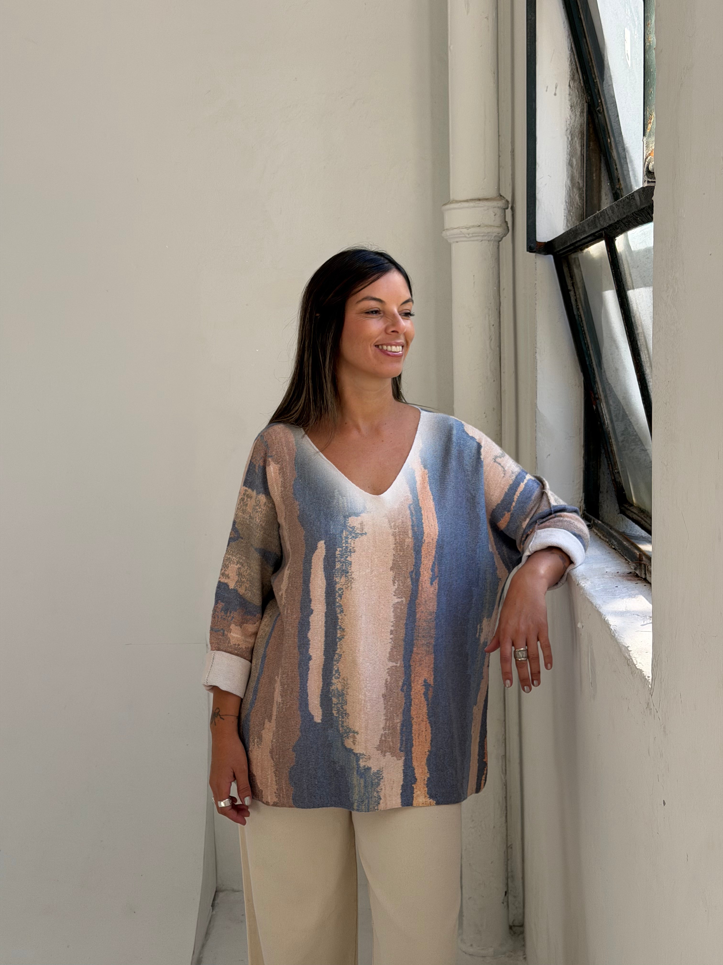 Sweater Nova Azul