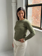 Sweater Rulos Verde