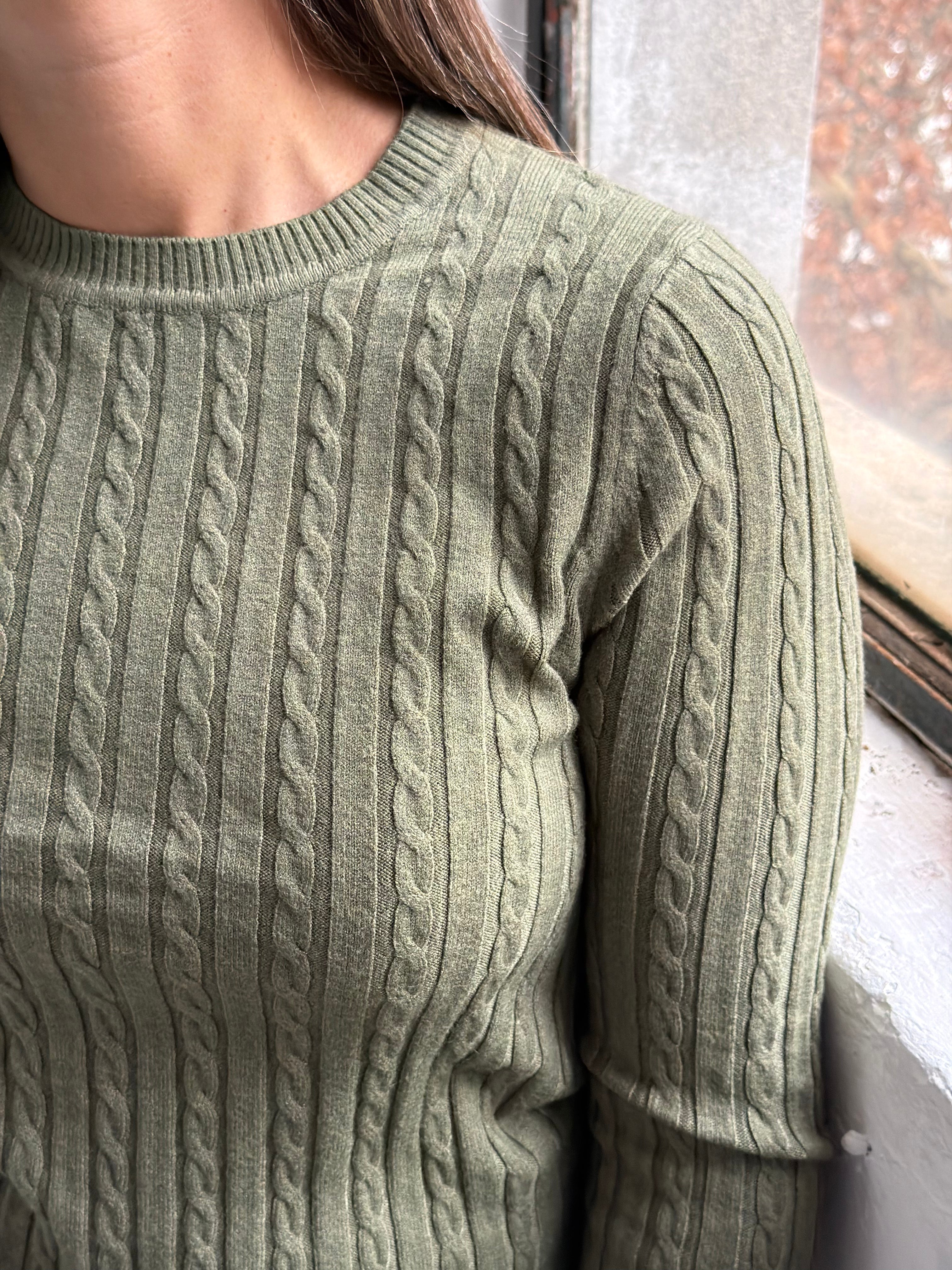 Sweater Rulos Verde