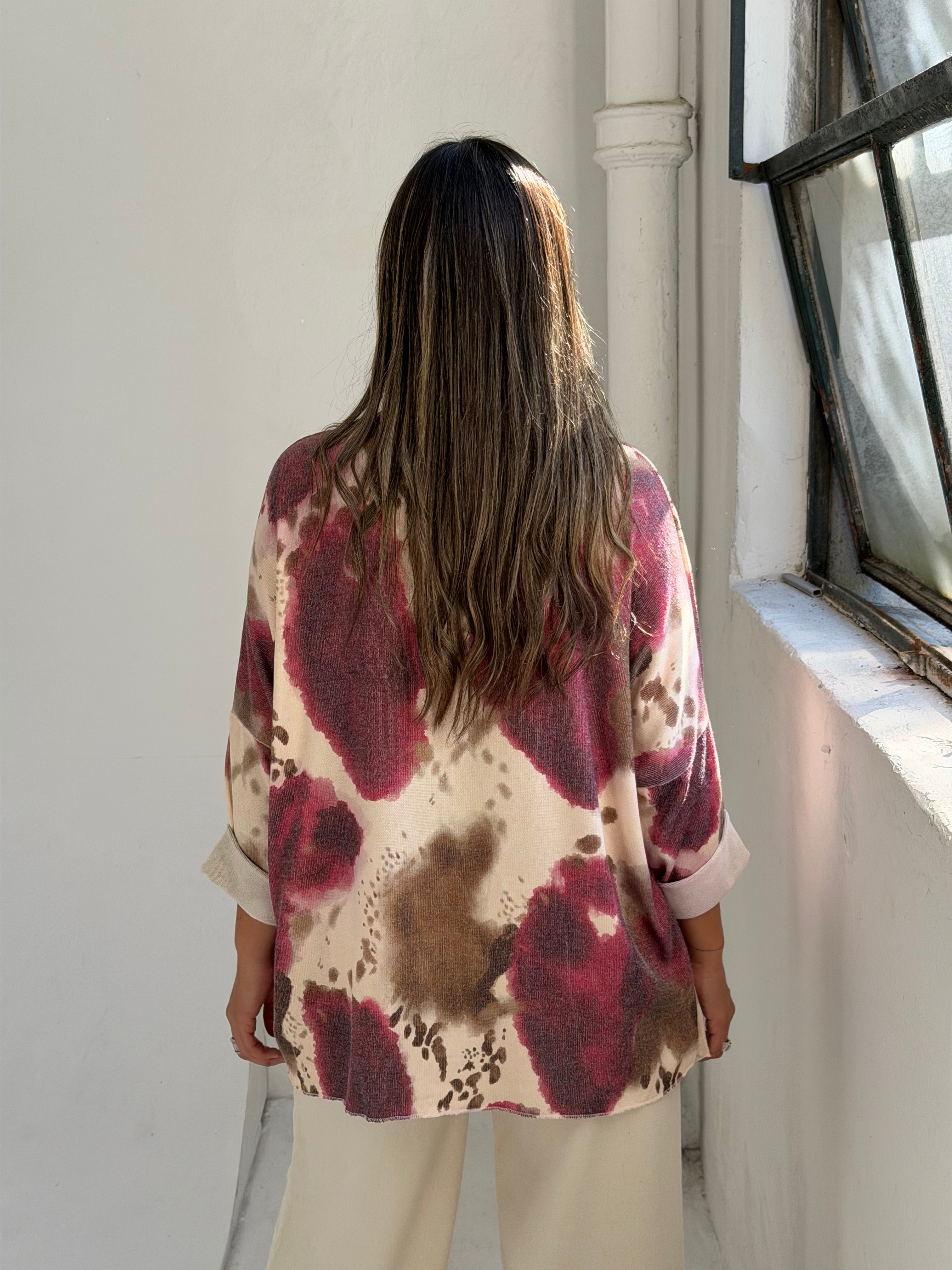 Sweater Bloom Rosa