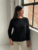 Sweater Trenzado Negro