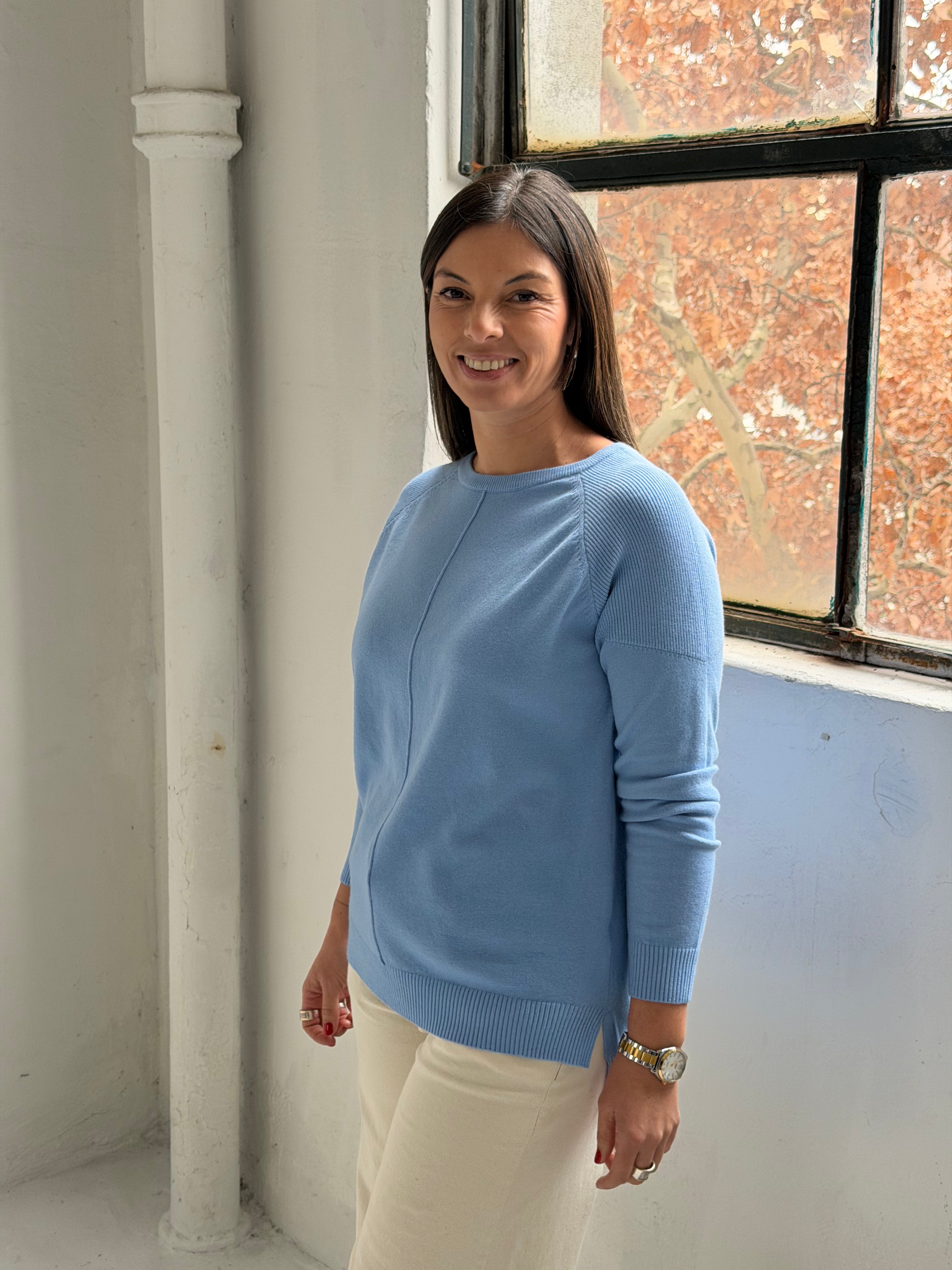 Sweater Trini Celeste