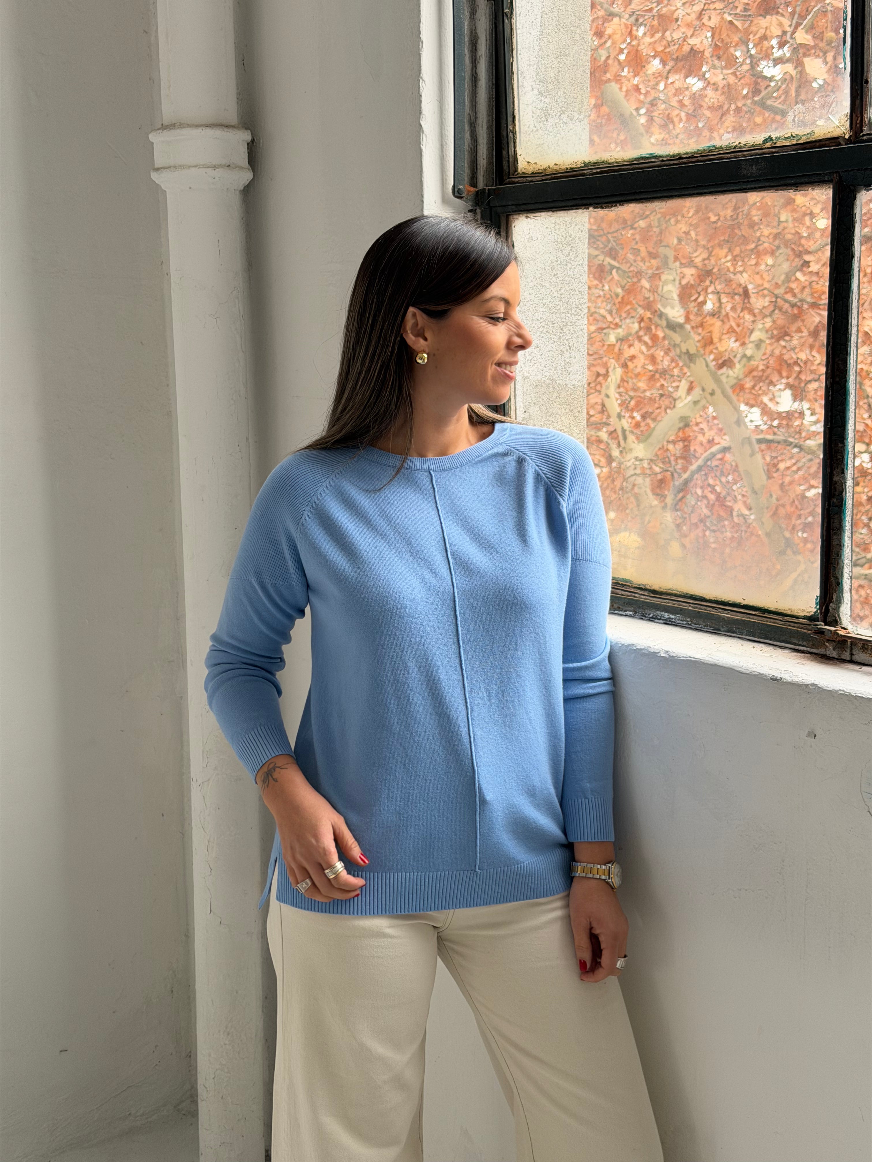 Sweater Trini Celeste