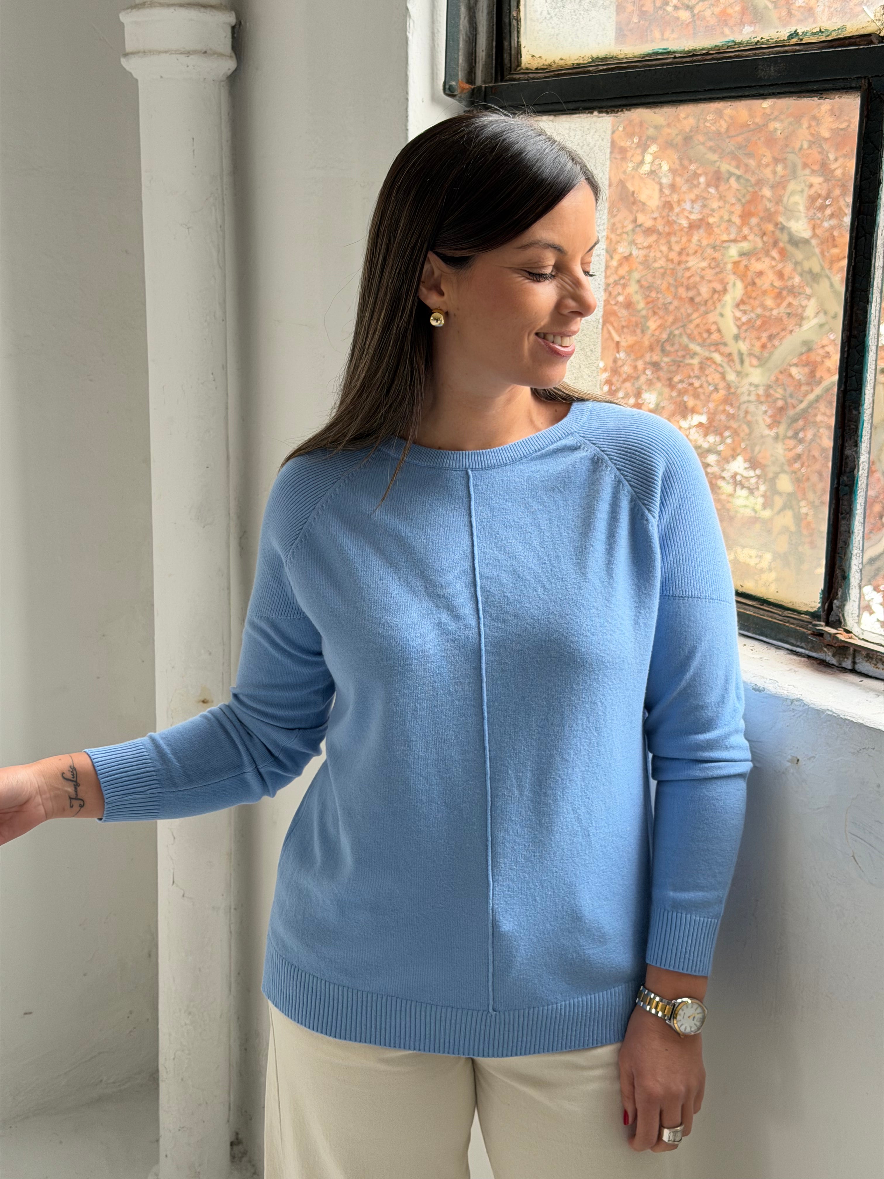 Sweater Trini Celeste