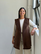 Chaleco Livia Chocolate