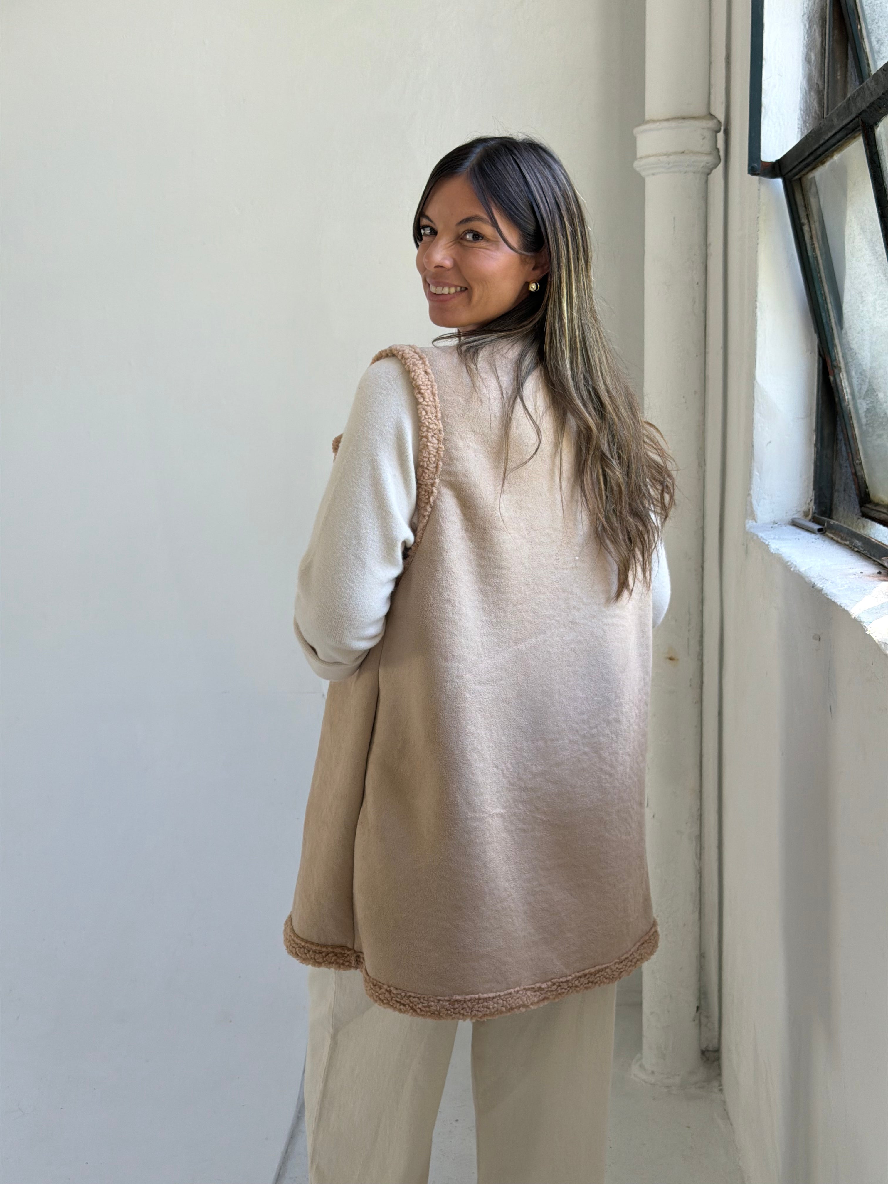 Chaleco Livia Beige