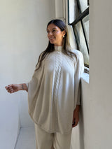 Poncho Inés Beige