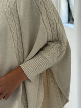 Poncho Inés Beige