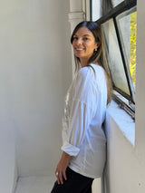 Remera detalle lentejuela Blanco