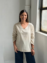 Blusa Roses Beige