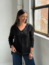 Blusa Roses Negro