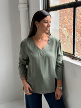 Blusa Roses Verde