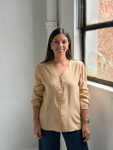 Blusa Bo Tostado