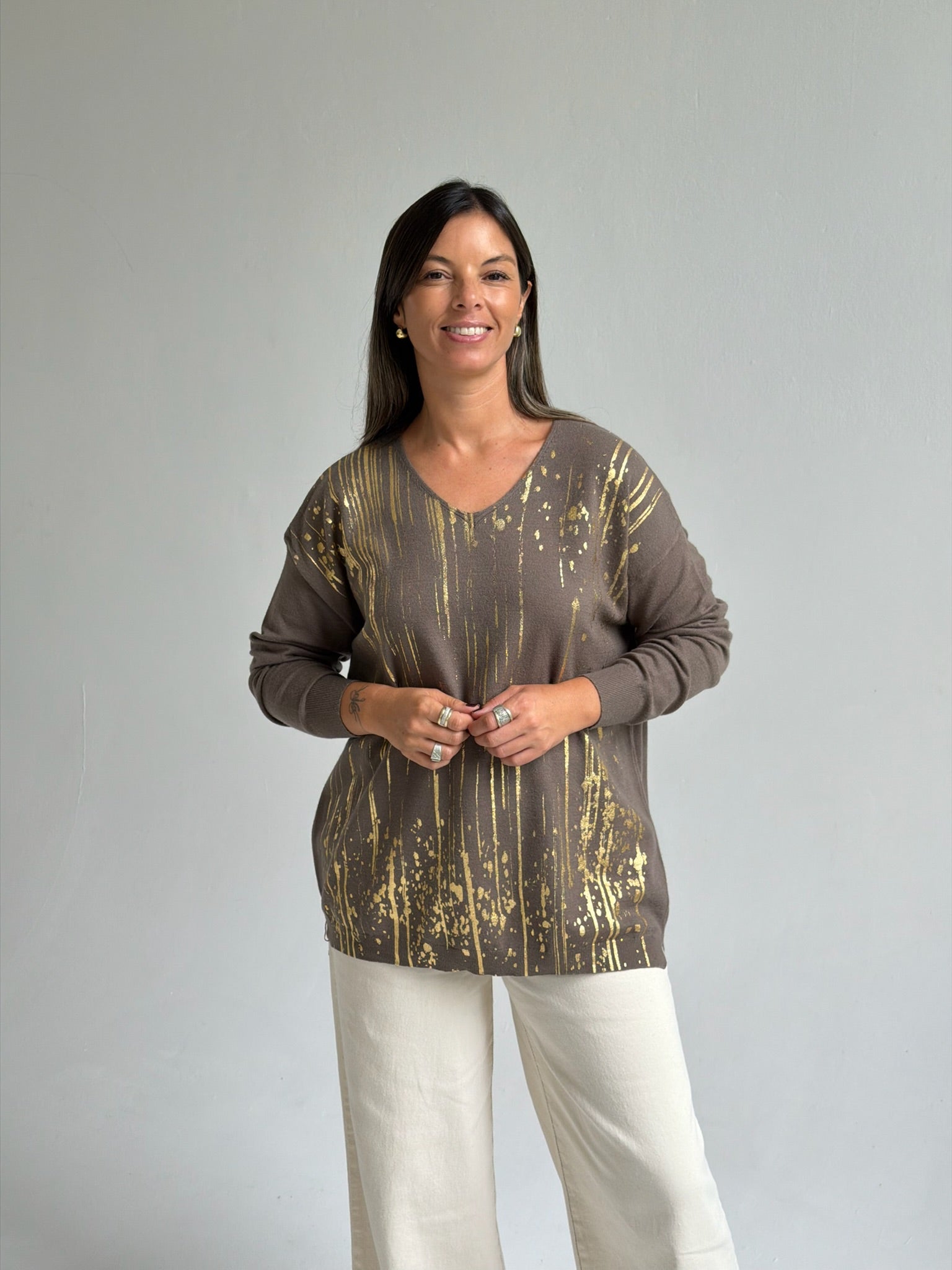 Sweater Oro Verde Seco