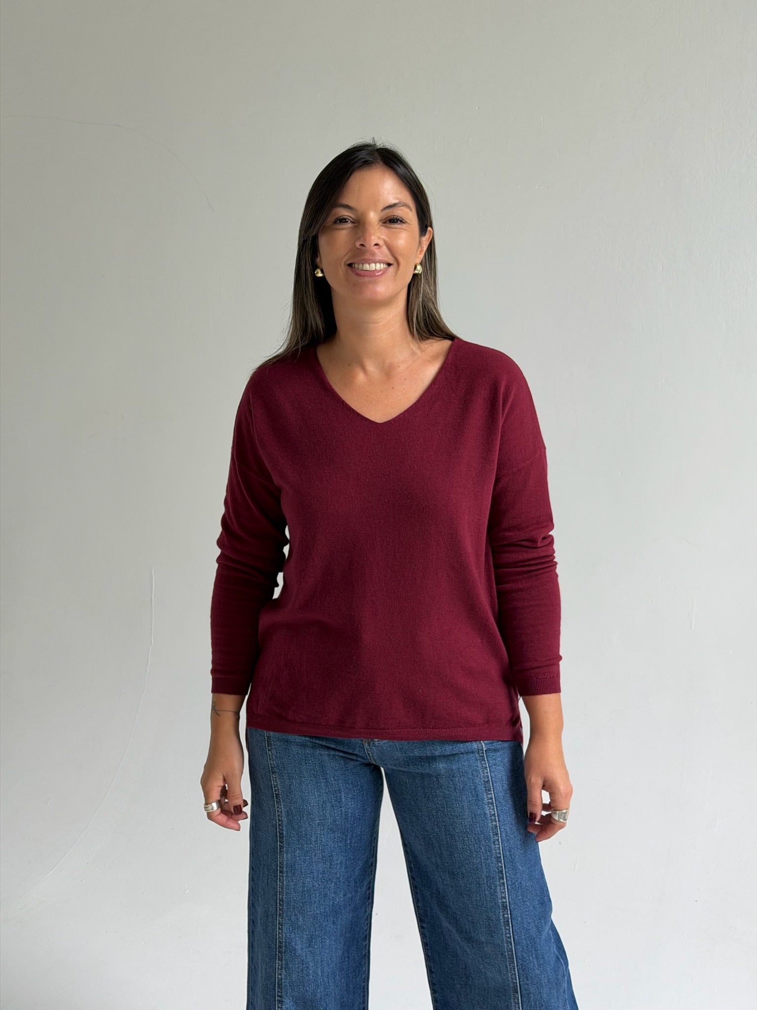 Sweater Roxlo Bordó