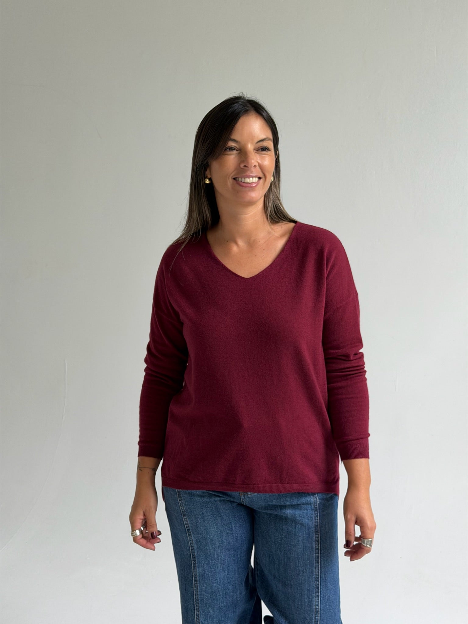 Sweater Roxlo Bordó