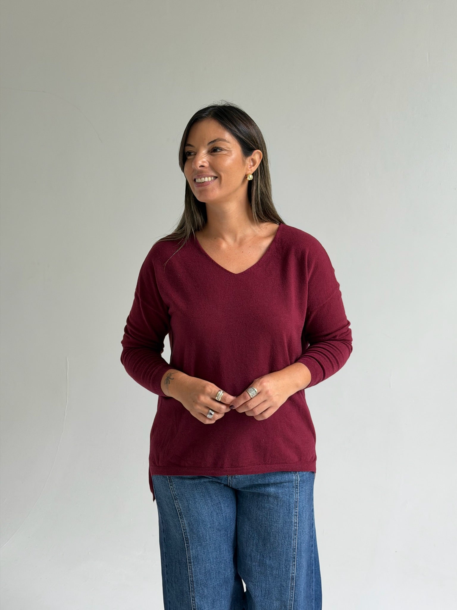 Sweater Roxlo Bordó
