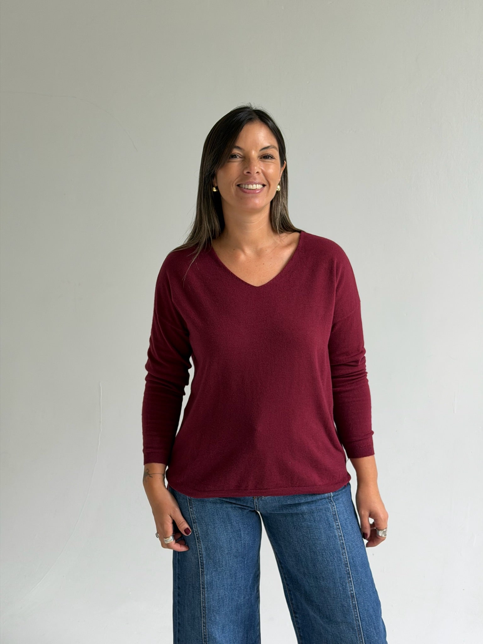 Sweater Roxlo Bordó