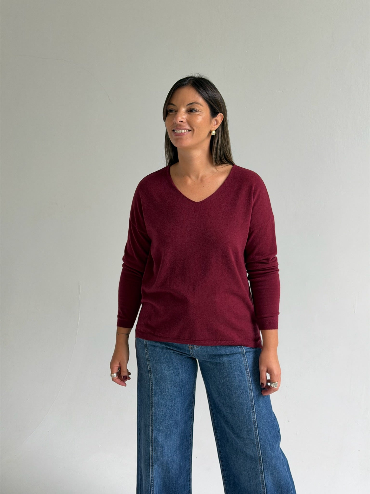 Sweater Roxlo Bordó