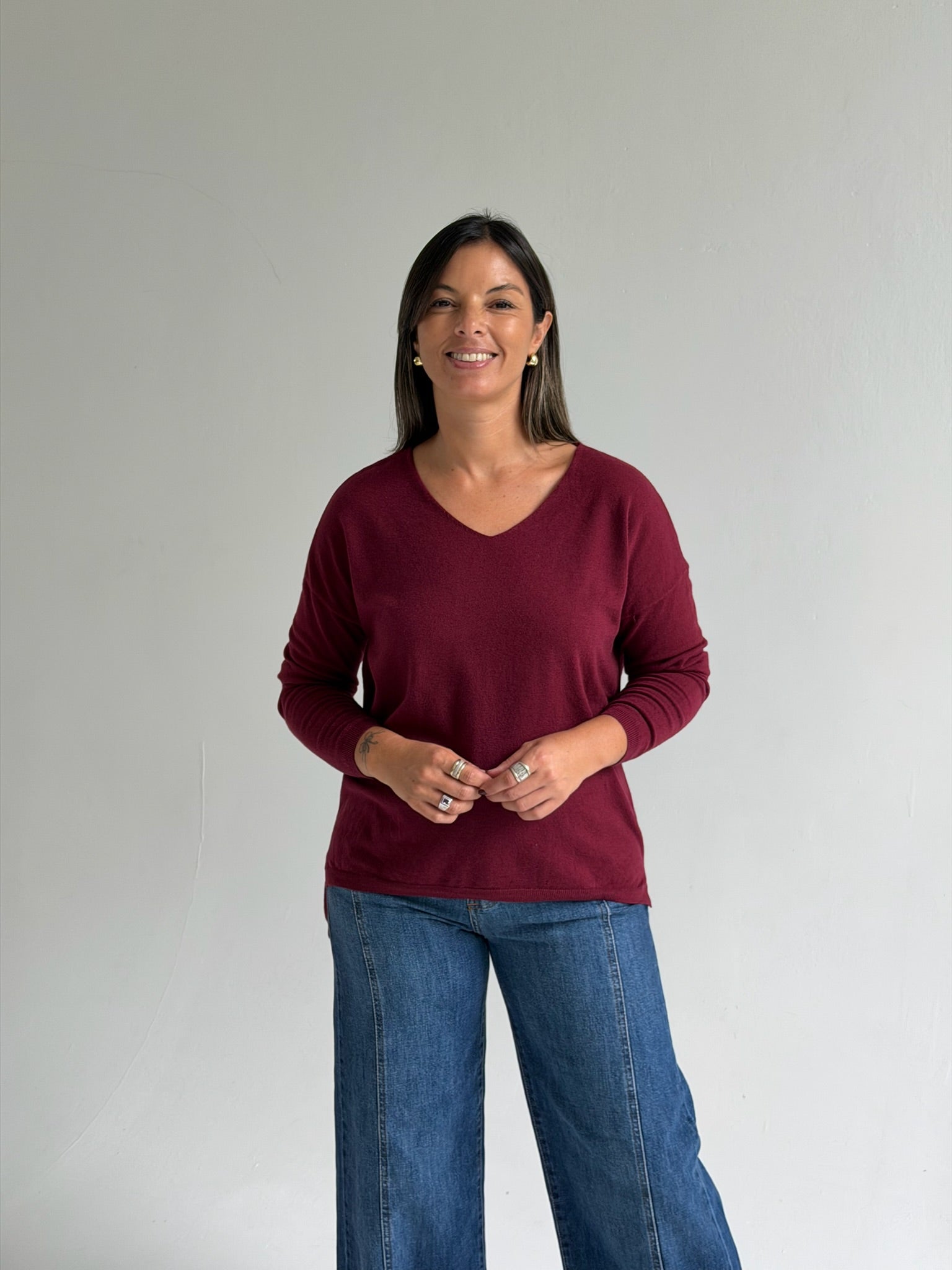 Sweater Roxlo Bordó
