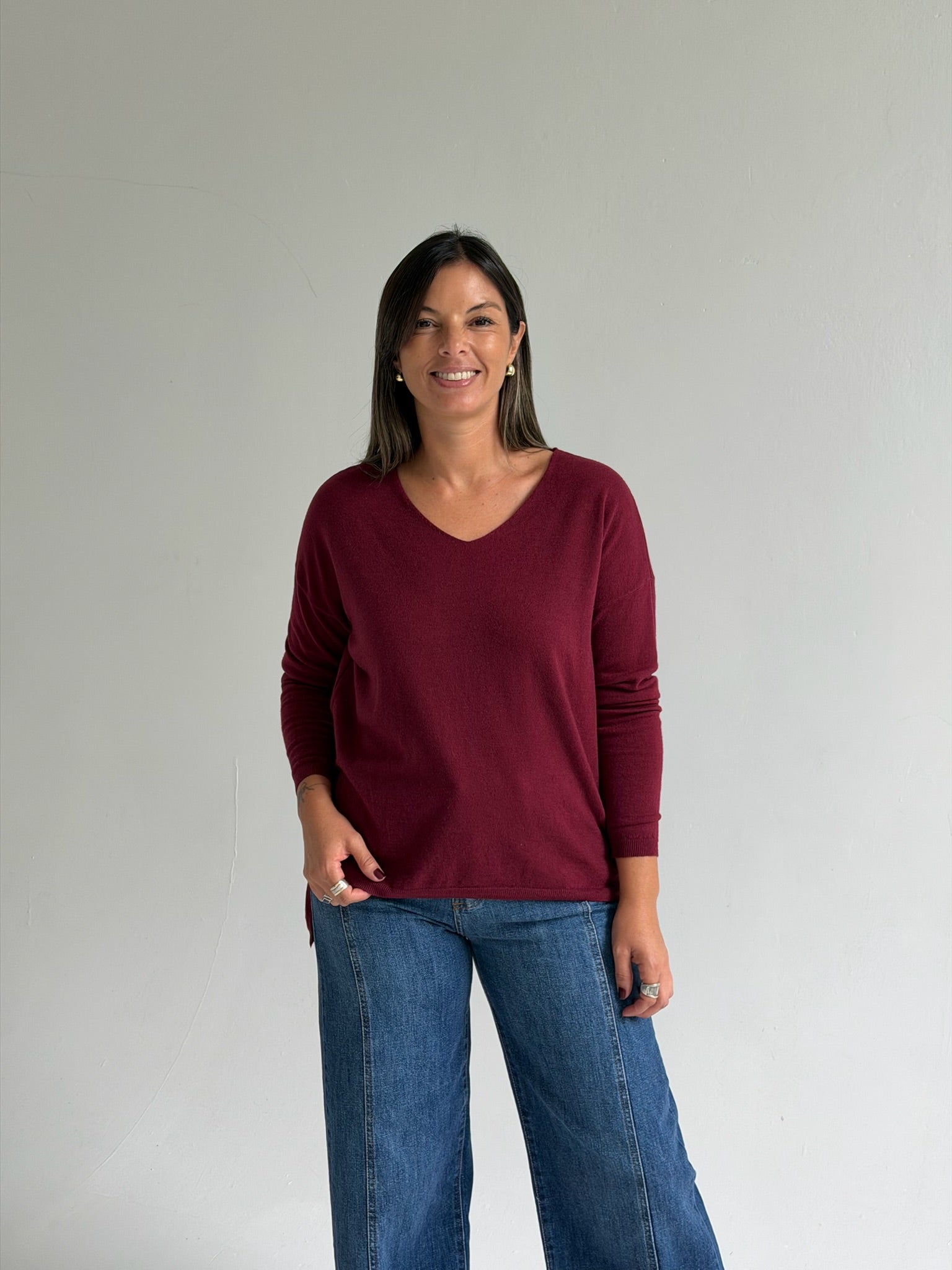 Sweater Roxlo Bordó