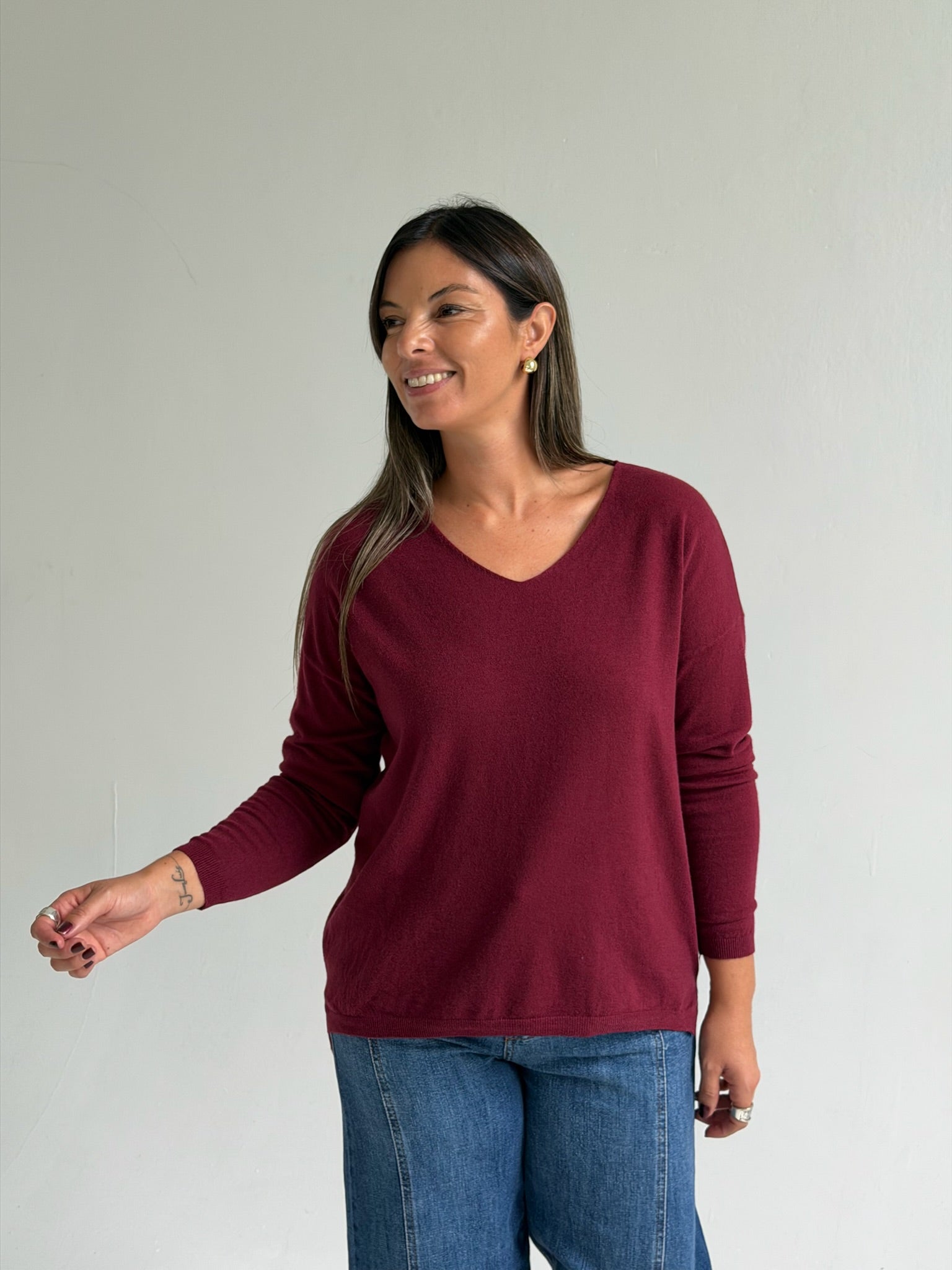 Sweater Roxlo Bordó