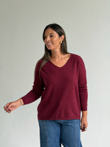 Sweater Roxlo Bordó