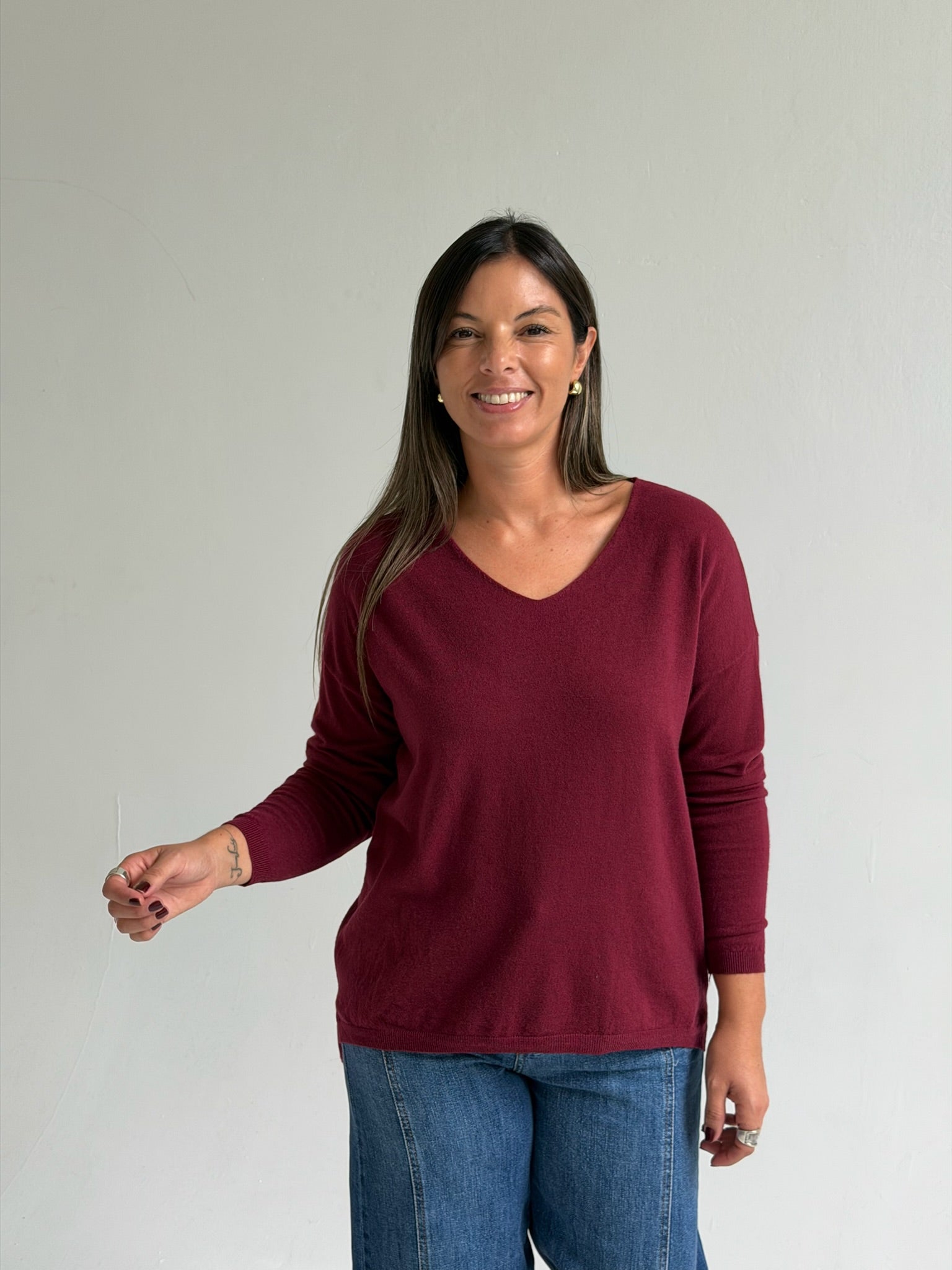 Sweater Roxlo Bordó
