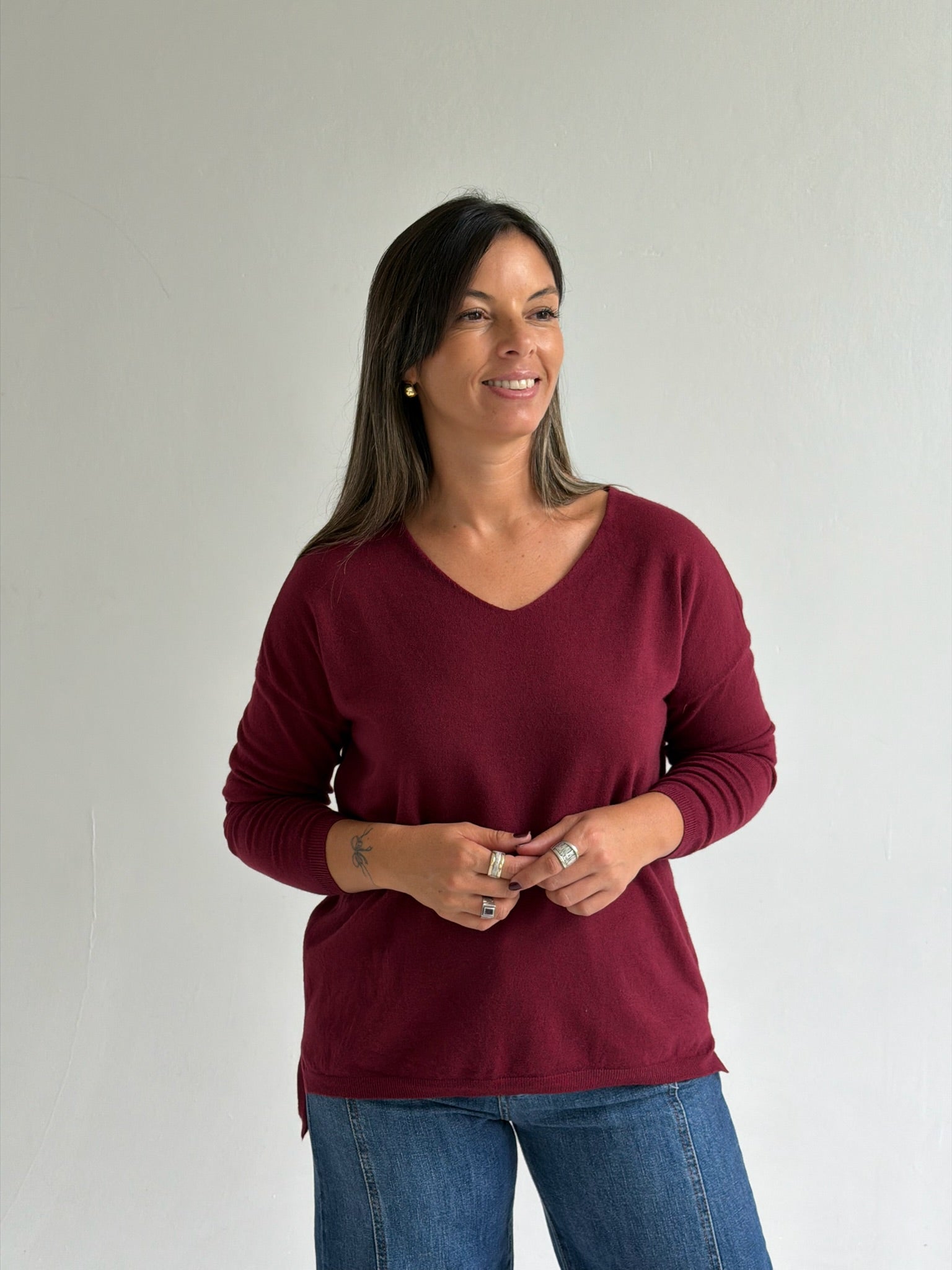 Sweater Roxlo Bordó