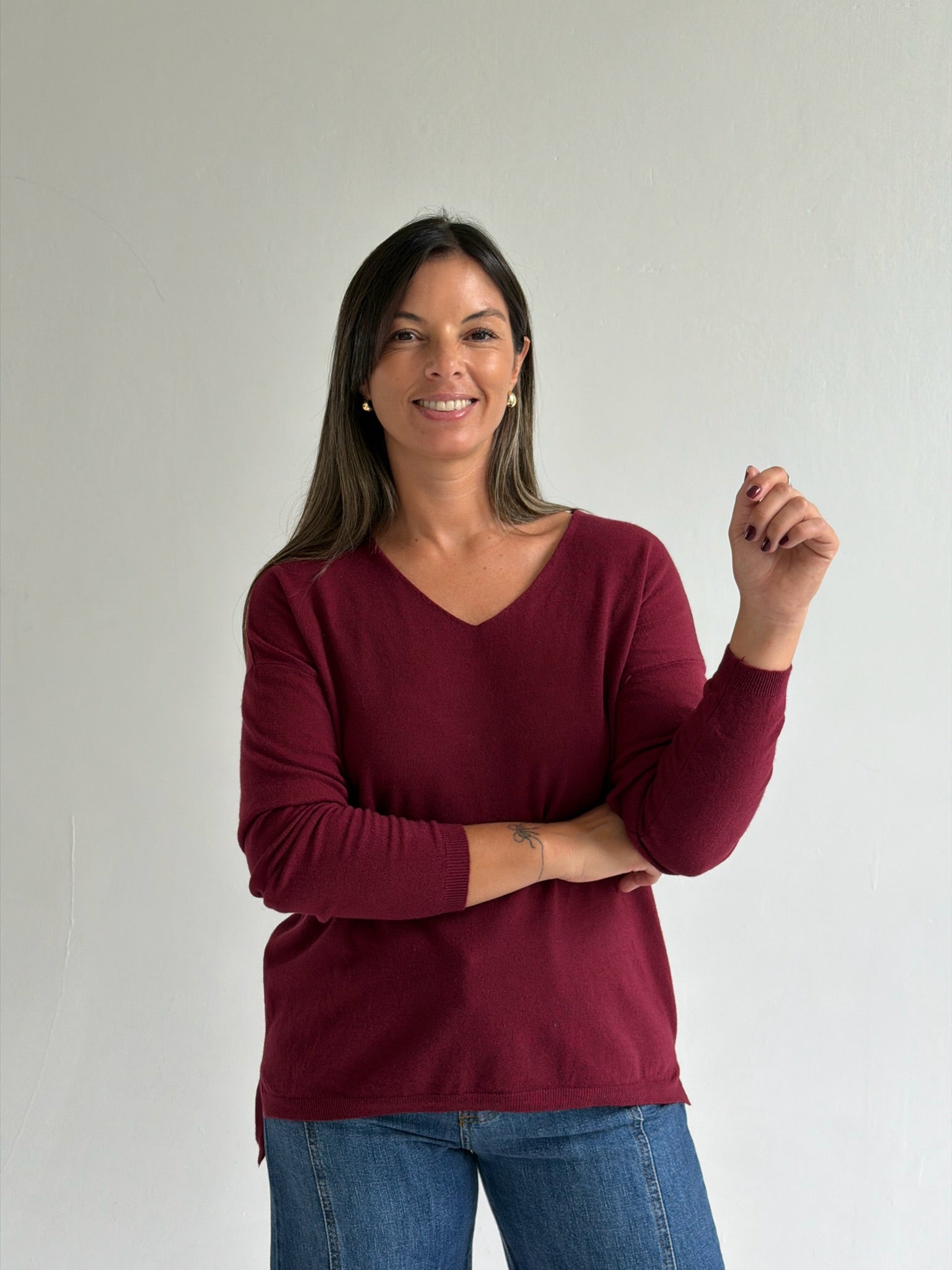 Sweater Roxlo Bordó