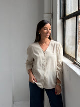 Blusa Bo Beige