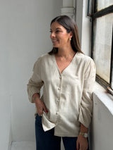 Blusa Bo Beige
