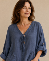 Blusa Sole Azul Jean