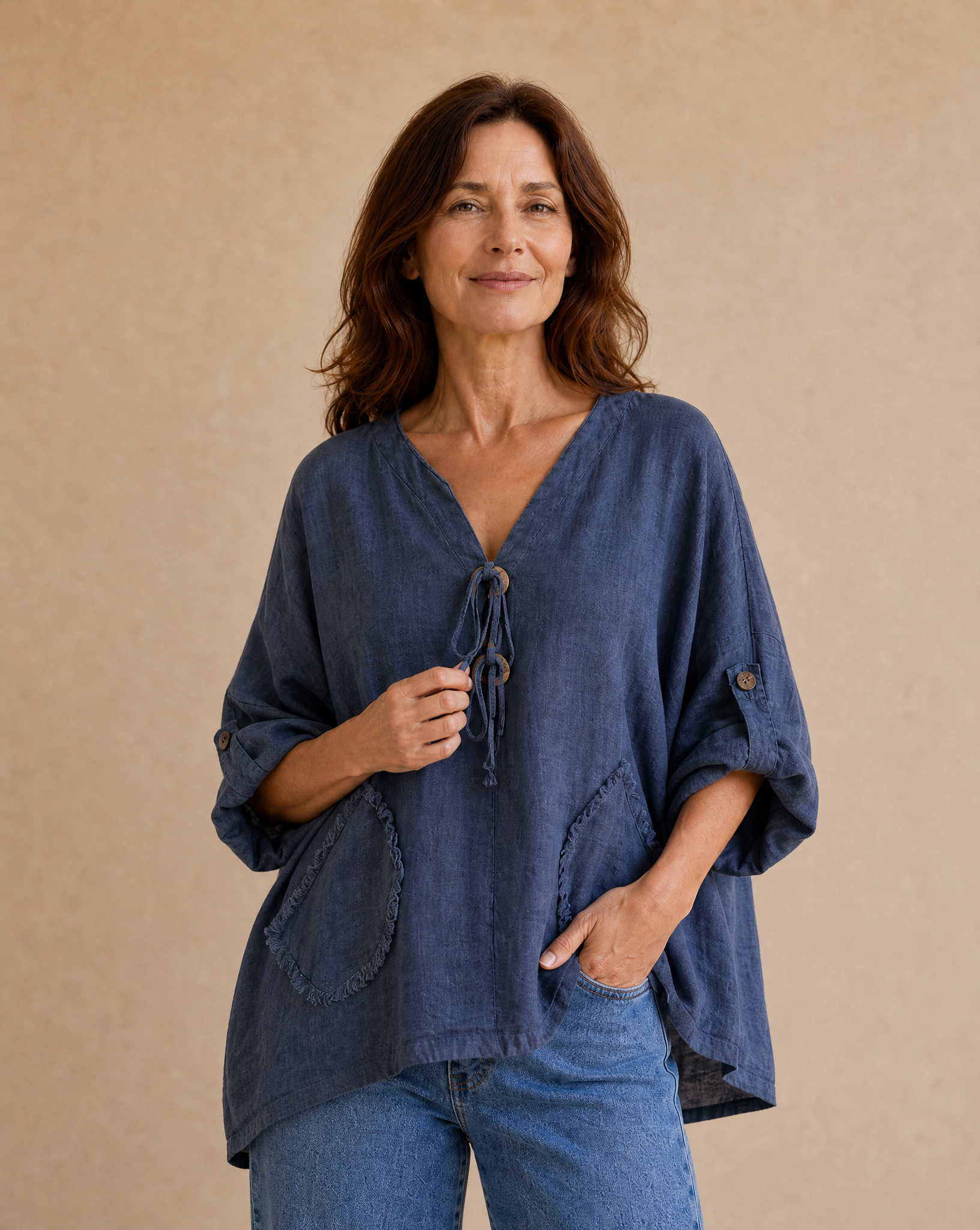 Blusa Sole Azul Jean