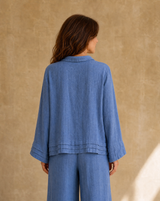 Camisa Gala Azul Jean
