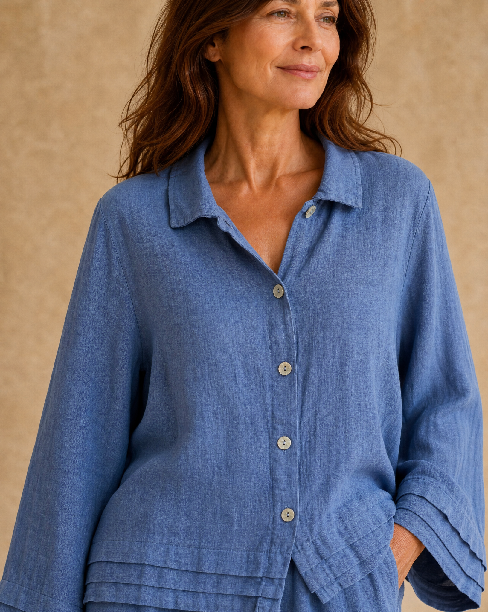 Camisa Gala Azul Jean