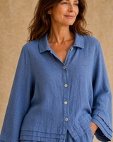 Camisa Gala Azul Jean
