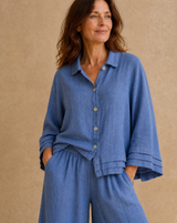 Camisa Gala Azul Jean