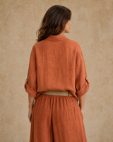 Camisa Pocket Terracota
