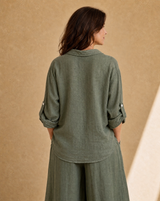 Camisa Pocket Verde Seco