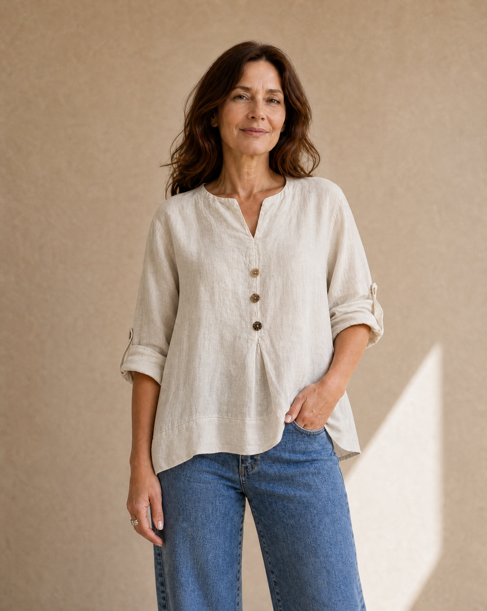 Blusa Roma Beige
