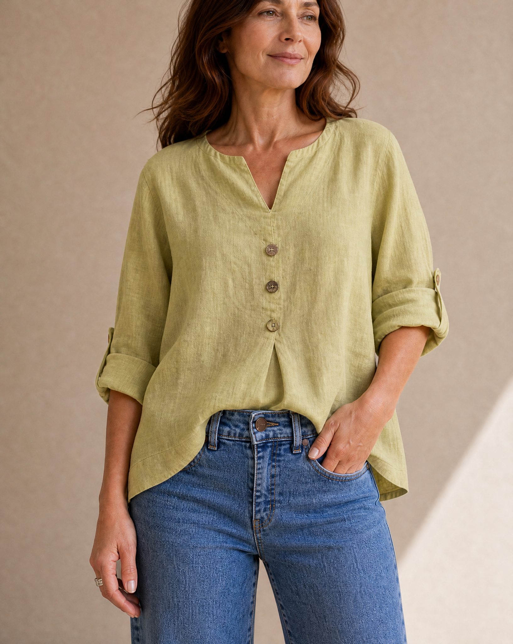 Blusa Roma Verde Lima