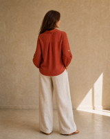 Camisa Amelia Terracota