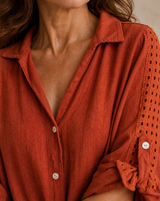 Camisa Amelia Terracota